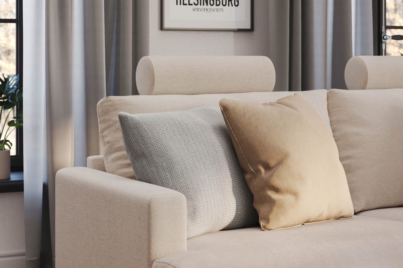 Menard Compact Nackkudde Soffa 51 cm - Beige - Möbler - Soffa - Sofftillbehör
