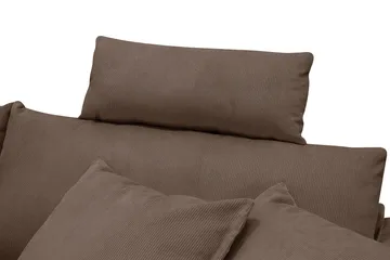 Nackstöd till soffa Menard/Rossita - Mörkbrun - Möbler - Soffa - Sofftillbehör