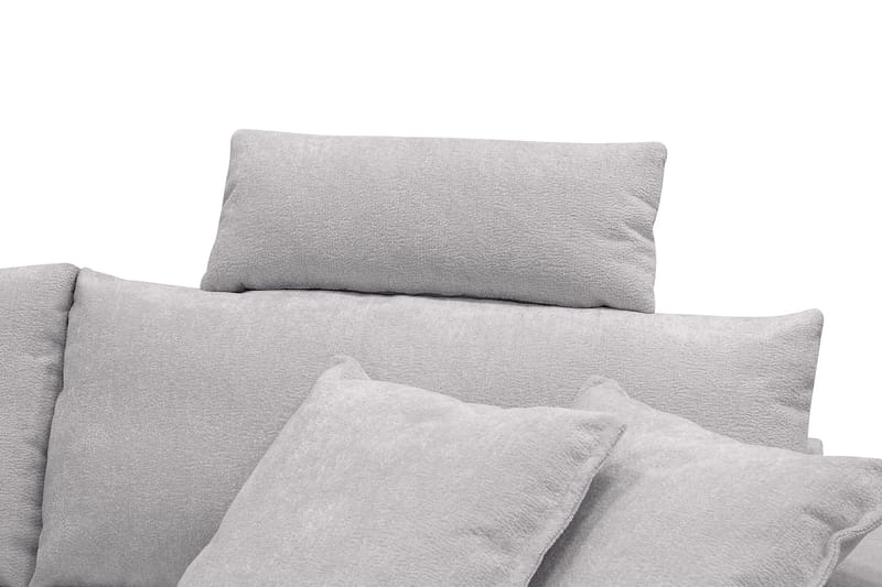 Nackstöd till soffa Menard/Rossita - Trenza 03, Grå Chenille - Möbler - Soffa - Sofftillbehör