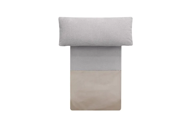 Nackstöd till soffa Menard/Rossita, Trenza 03, Grå Chenille