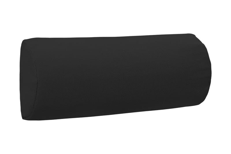 Nackstöd till Solstol svart 40x7,5x15 cm textilene - Svart - Utemöbler - Loungemöbler - Loungestol utomhus