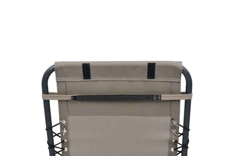 Nackstöd till Solstol taupe 40x7,5x15 cm textilene - Brun - Utemöbler - Loungemöbler - Loungestol utomhus