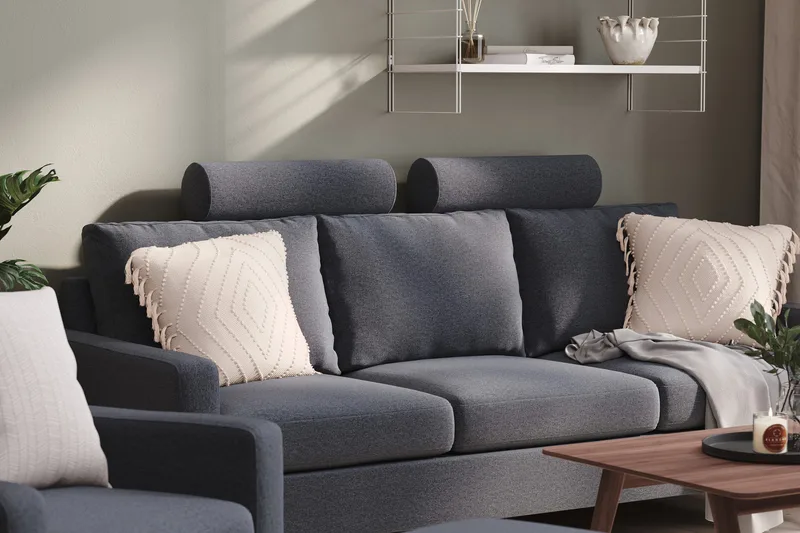 Peppe Nackstöd - Mörkgrå - Möbler - Soffa - Sofftillbehör