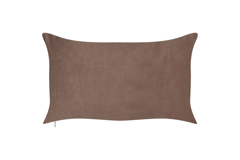 Prydnadskuddar Crodyline set om 2 Brun/Rosa - Brun/Rosa - Möbler - Soffa - Sofftillbehör - Rengöring soffa