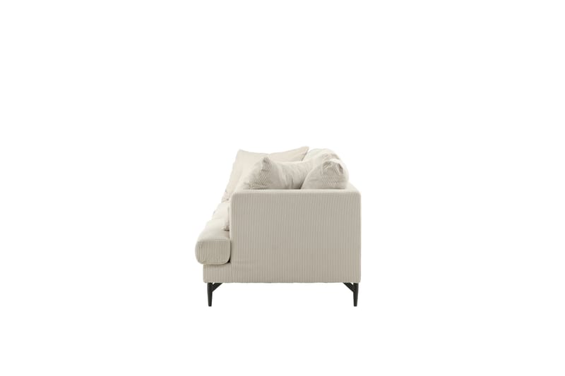 Sofia 3-sits Soffa 260 cm i Manchester - Beige - Möbler - Soffa - 3 sits soffa