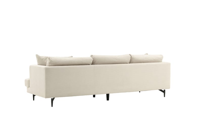 Sofia 3-sits Soffa 260 cm i Manchester - Beige - Möbler - Soffa - 3 sits soffa