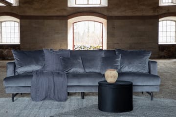 Sofia 3-sits Soffa 260 cm i Sammet - Grå - Möbler - Soffa - Sammetssoffa