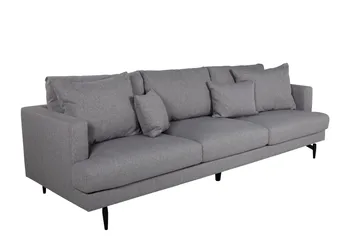 Sofia 3-sits Soffa 260 cm i Tyg - Grå - Möbler - Soffa - 3 sits soffa