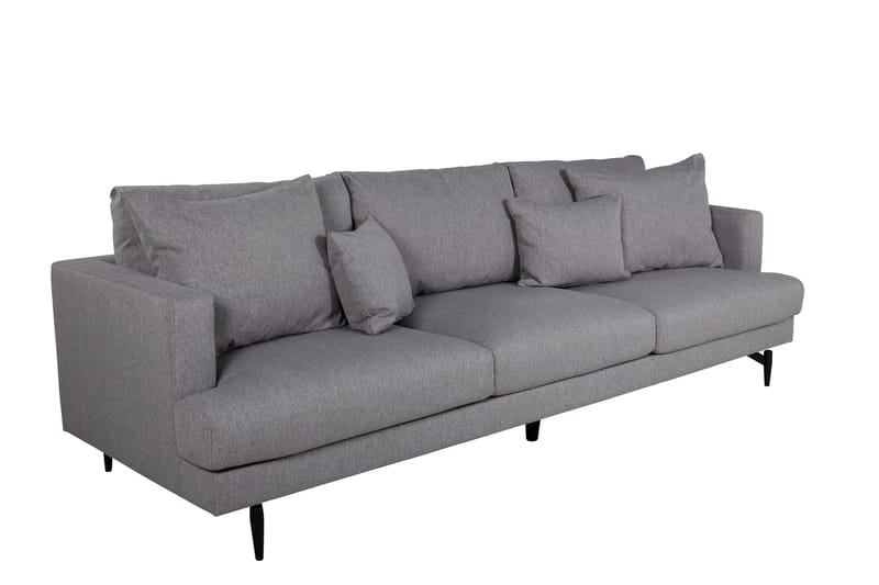 Sofia 3-sits Soffa 260 cm i Tyg - Grå - Möbler - Soffa - 3 sits soffa