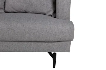 Sofia 3-sits Soffa 260 cm i Tyg - Grå - Möbler - Soffa - 3 sits soffa