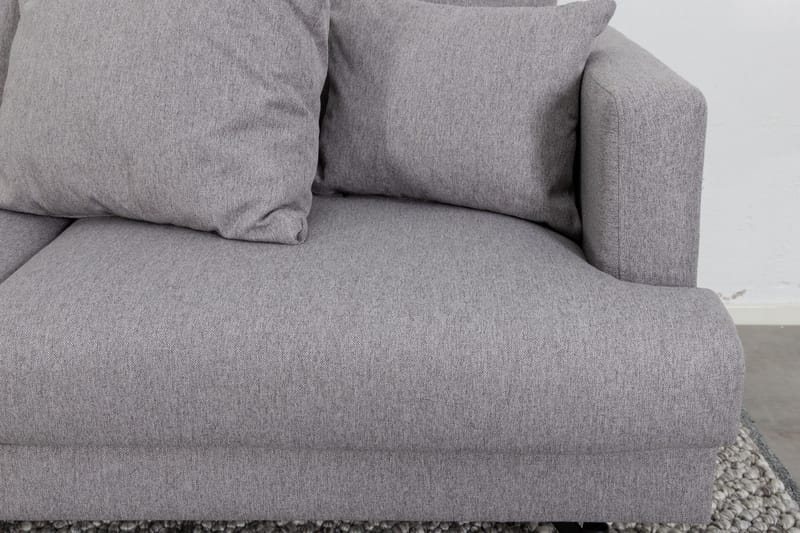Sofia 3-sits Soffa 260 cm i Tyg - Grå - Möbler - Soffa - 3 sits soffa