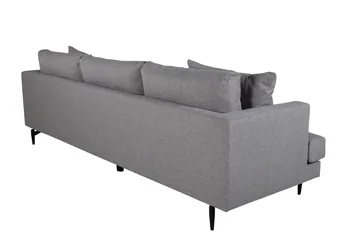 Sofia 3-sits Soffa 260 cm i Tyg - Grå - Möbler - Soffa - 3 sits soffa
