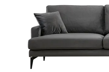 Stacker Hörnsoffa med Divan Höger - Svart - Möbler - Soffa - Divansoffor & schäslongsoffa
