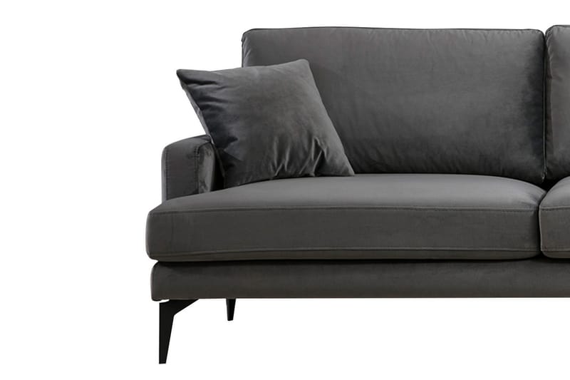 Stacker Hörnsoffa med Divan Höger - Svart - Möbler - Soffa - Divansoffor & schäslongsoffa