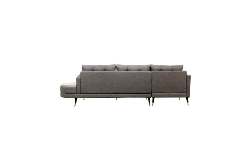Sufian 3-sits Soffa med Divan - Mörkgrå - Möbler - Soffa - Divansoffor & schäslongsoffa