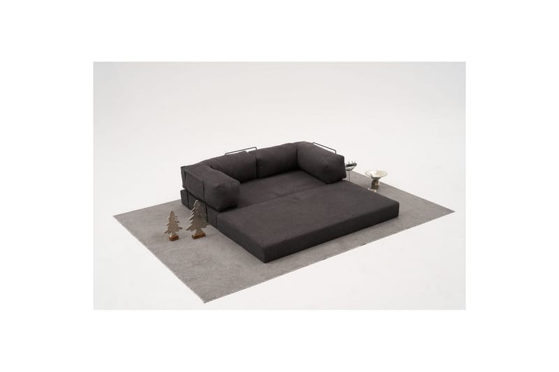 Sufian Bäddsoffa 2-sits - Antracit - Möbler - Soffa - Bäddsoffa