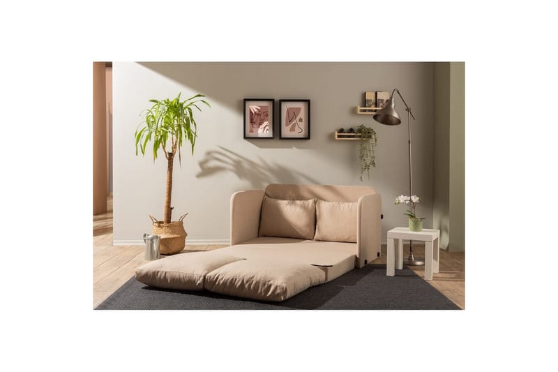 Sufian Bäddsoffa 2-sits - Beige - Möbler - Soffa - Bäddsoffa