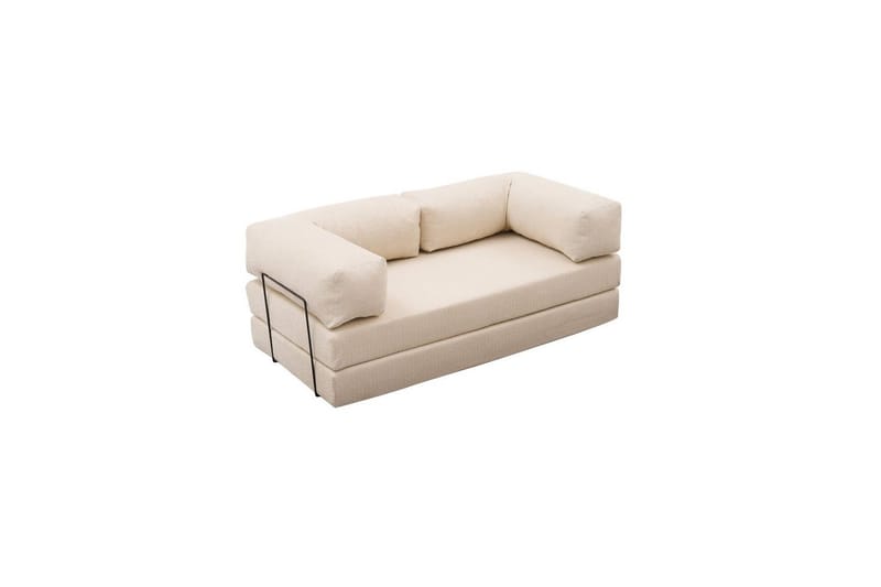Sufian Bäddsoffa 2-sits - Cremevit - Möbler - Soffa - Bäddsoffa