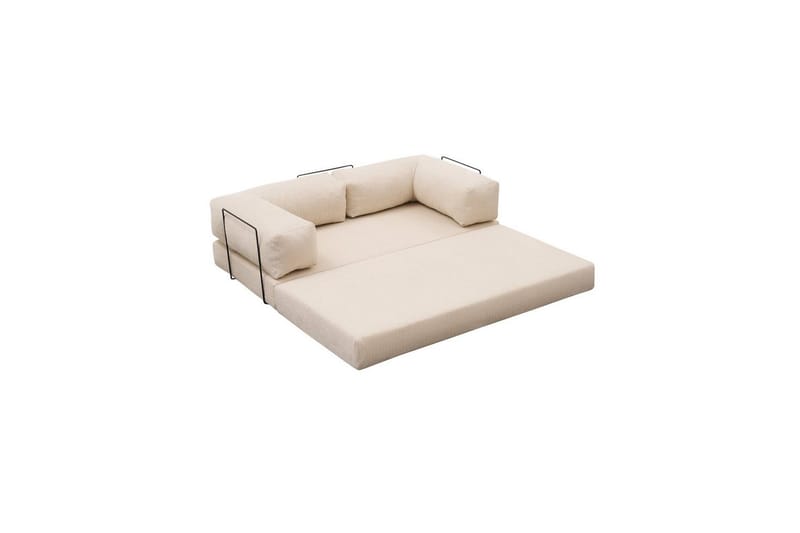 Sufian Bäddsoffa 2-sits - Cremevit - Möbler - Soffa - Bäddsoffa
