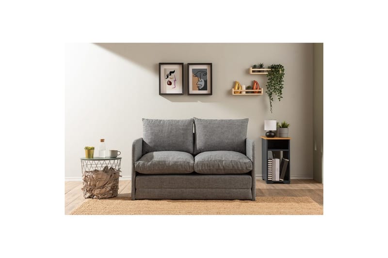 Sufian Bäddsoffa 2-sits - Ljusgrå - Möbler - Soffa - Bäddsoffa