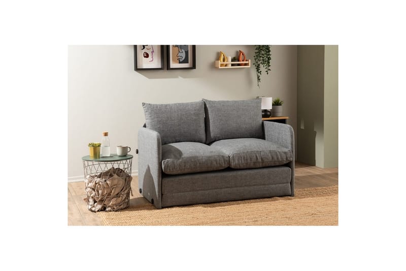 Sufian Bäddsoffa 2-sits - Ljusgrå - Möbler - Soffa - Bäddsoffa