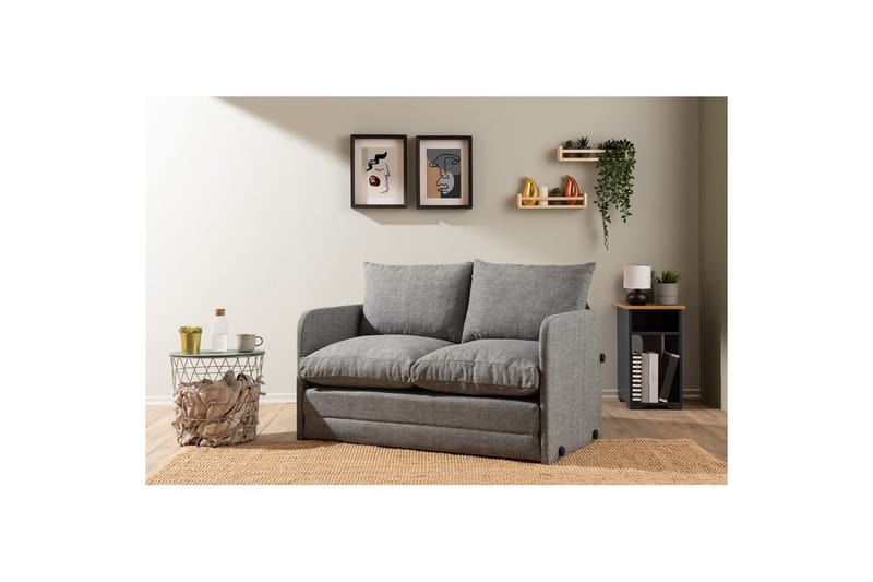 Sufian Bäddsoffa 2-sits - Ljusgrå - Möbler - Soffa - Bäddsoffa