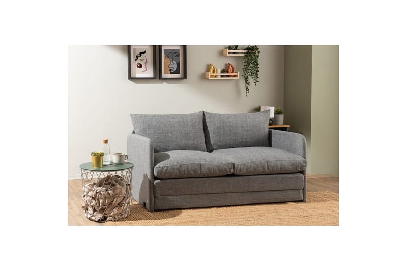 Sufian Bäddsoffa 2-sits - Ljusgrå - Möbler - Soffa - Bäddsoffa