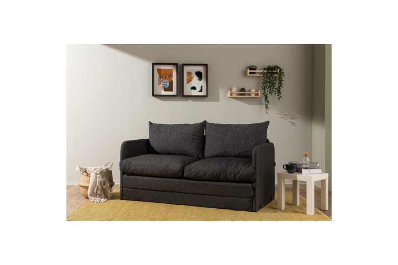 Sufian Bäddsoffa 2-sits - Mörkgrå - Möbler - Soffa - Bäddsoffa