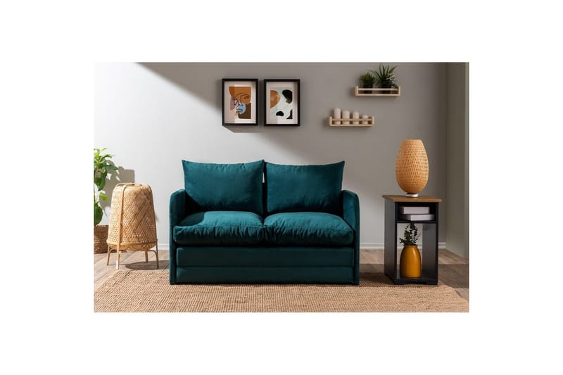 Sufian Bäddsoffa 2-sits - Mediumfärgat trä - Möbler - Soffa - Bäddsoffa
