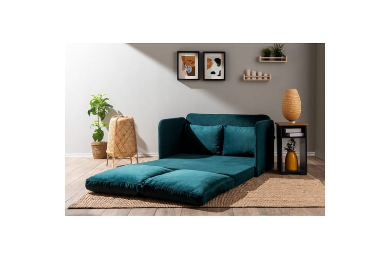Sufian Bäddsoffa 2-sits - Mediumfärgat trä - Möbler - Soffa - Bäddsoffa