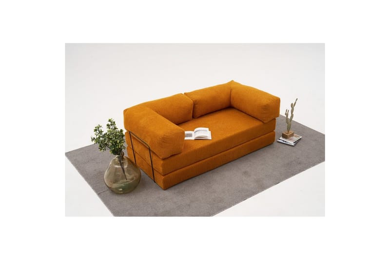 Sufian Bäddsoffa 2-sits - Orange - Möbler - Soffa - Bäddsoffa