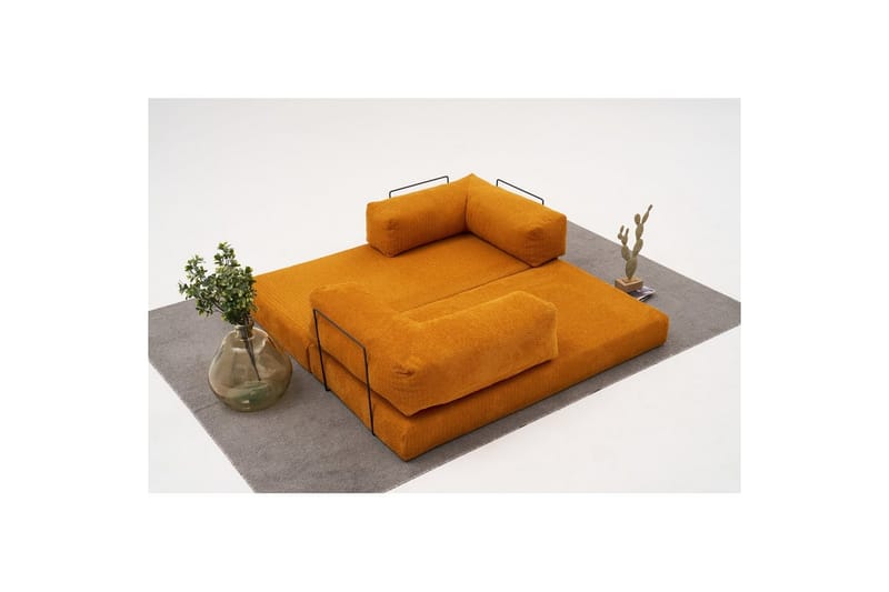 Sufian Bäddsoffa 2-sits - Orange - Möbler - Soffa - Bäddsoffa