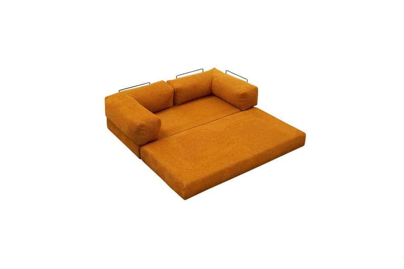 Sufian Bäddsoffa 2-sits - Orange - Möbler - Soffa - Bäddsoffa