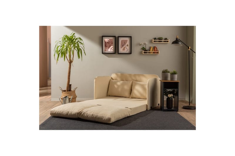 Sufian Bäddsoffa 2-sits - Taupe - Möbler - Soffa - Bäddsoffa