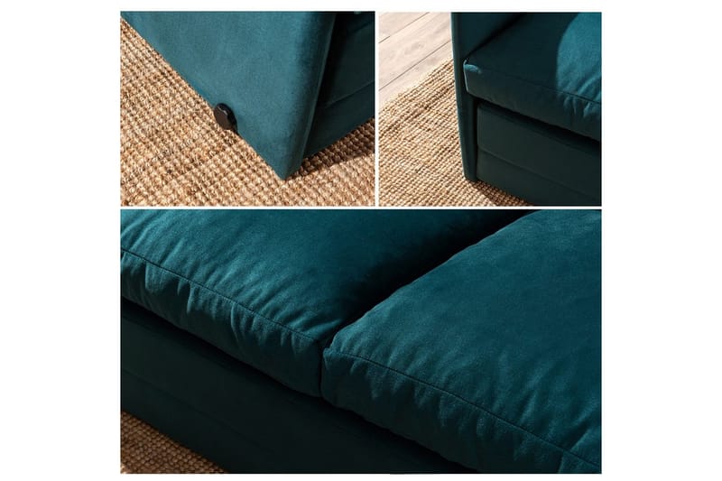 Sufian Bäddsoffa 2-sits - Turkos - Möbler - Soffa - Bäddsoffa