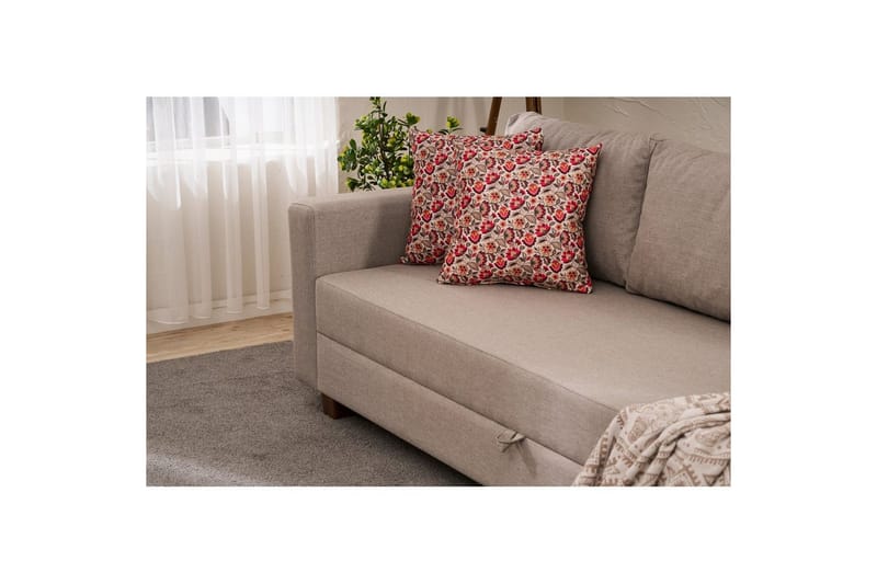Sufian Bäddsoffa 3-sits - Beige - Möbler - Soffa - Bäddsoffa