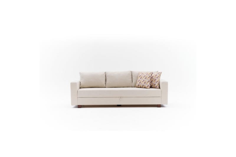 Sufian Bäddsoffa 3-sits - Cremevit - Möbler - Soffa - Bäddsoffa