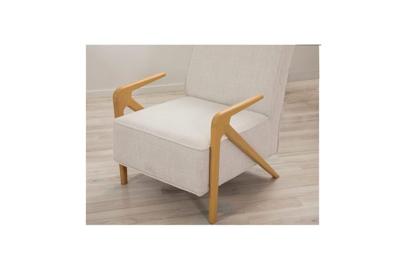 Sufian Bäddsoffa 3-sits - Ivory/Mediumfärgat trä - Möbler - Soffa - Bäddsoffa