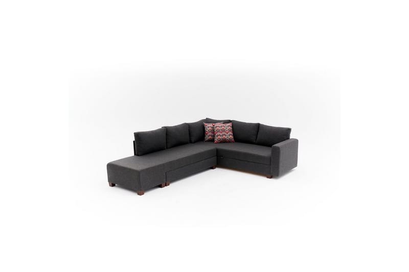 Sufian Hörnbäddsoffa 4-sits - Antracit - Möbler - Soffa - Bäddsoffa