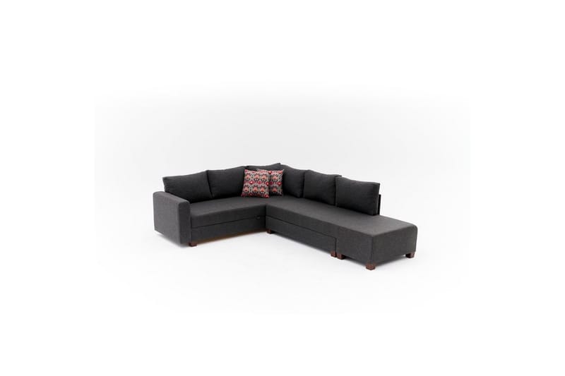Sufian Soffa med Schäslong 4-sits - Antracit - Möbler - Soffa - Bäddsoffa