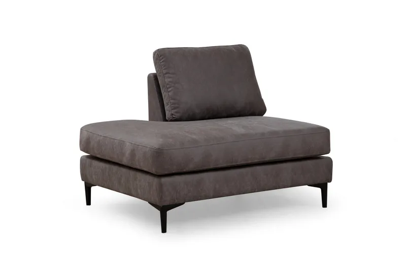 Svanabyn Soffa m. Divan och Schäslong 4-sits - Antracit - Möbler - Soffa - U-soffa
