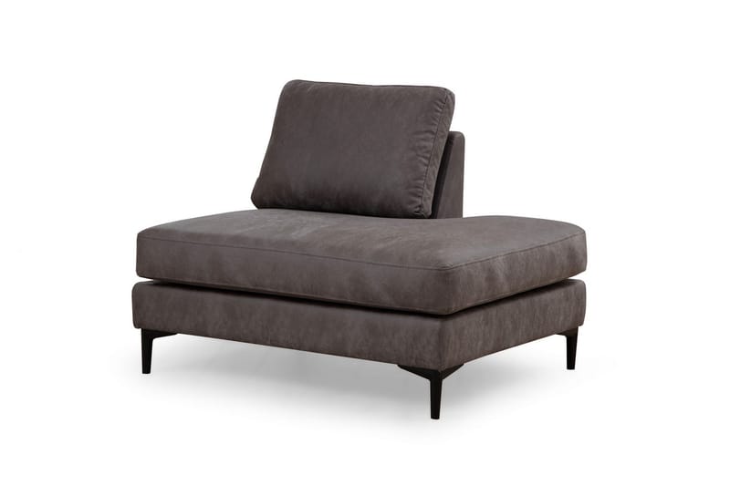 Svanabyn Soffa m. Divan och Schäslong 4-sits - Antracit - Möbler - Soffa - U-soffa