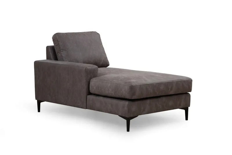 Svanabyn Soffa m. Divan och Schäslong 4-sits - Antracit - Möbler - Soffa - U-soffa