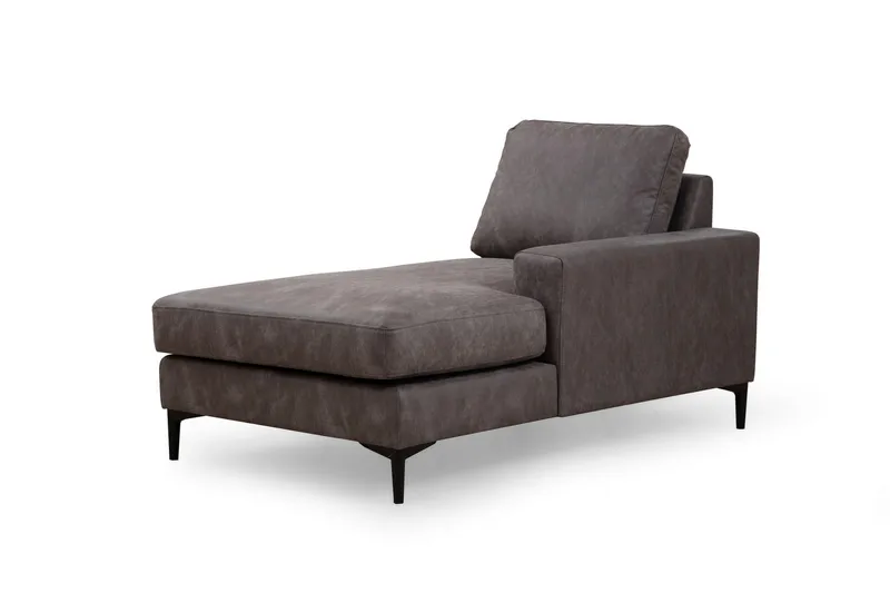 Svanabyn Soffa m. Divan och Schäslong 4-sits - Antracit - Möbler - Soffa - U-soffa