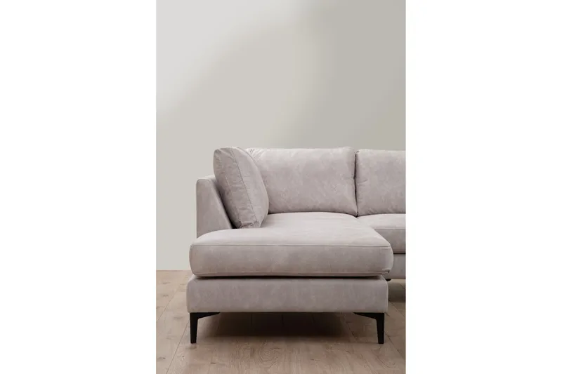 Svanabyn Soffa m. Divan och Schäslong 4-sits - Beige - Möbler - Soffa - U-soffa