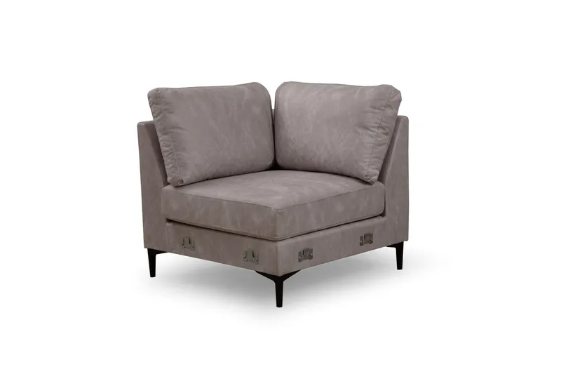 Svanabyn Soffa m. Divan och Schäslong 4-sits - Beige - Möbler - Soffa - U-soffa