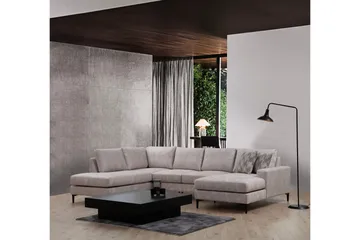 Svanabyn Soffa m. Divan och Schäslong 4-sits - Beige - Möbler - Soffa - U-soffa