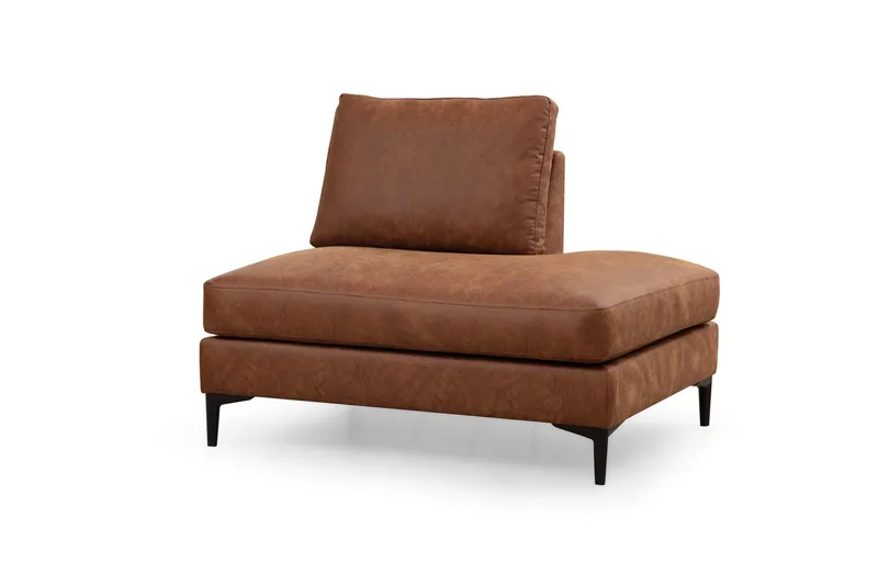 Svanabyn Soffa m. Divan och Schäslong 4-sits - Brun - Möbler - Soffa - U-soffa
