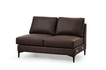 Svanabyn Soffa m. Divan och Schäslong 4-sits - Mörkbrun - Möbler - Soffa - U-soffa