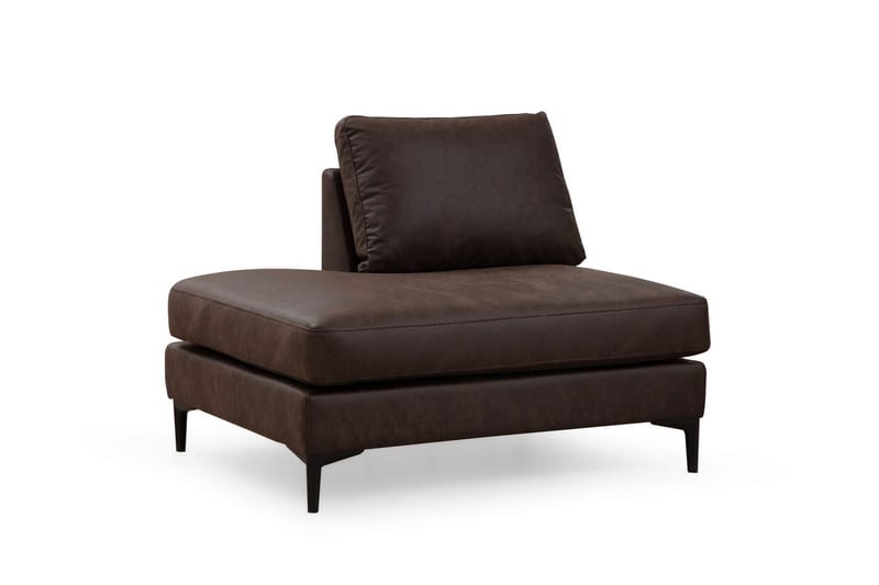 Svanabyn Soffa m. Divan och Schäslong 4-sits - Mörkbrun - Möbler - Soffa - U-soffa